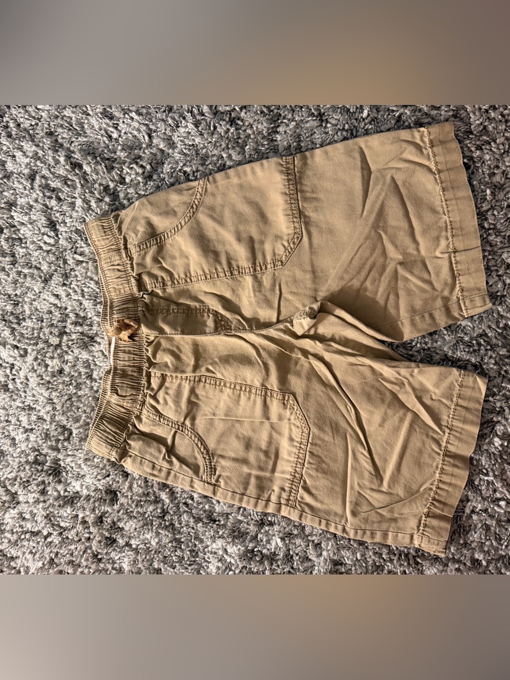 Old Navy Khaki Elastic-Waist Pants